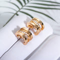 Bvlgari Zero 1 Pink Gold Cubic Zirconia Earrings