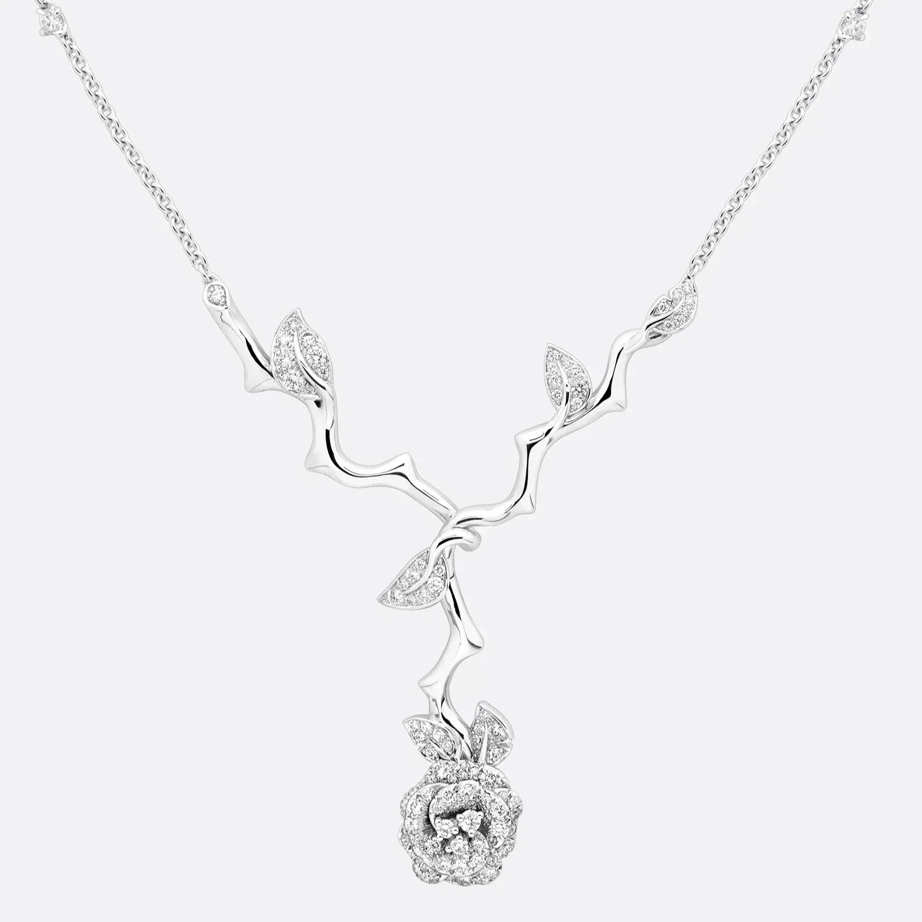 Dior Rose Bagatelle Cubic Zirconia Necklace