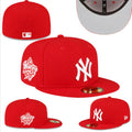 New York Yankees World Series 59FIFTY Fitted Hat – Bold Red with White Logo