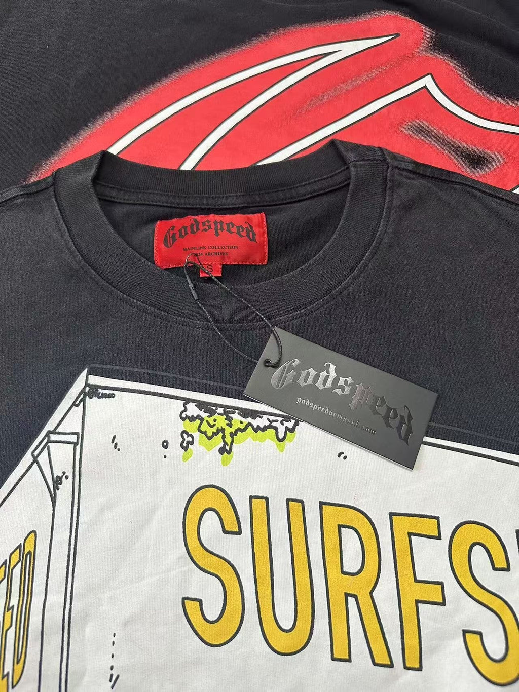 Godspeed Surfshop Graphic T-Shirt — hang_tag