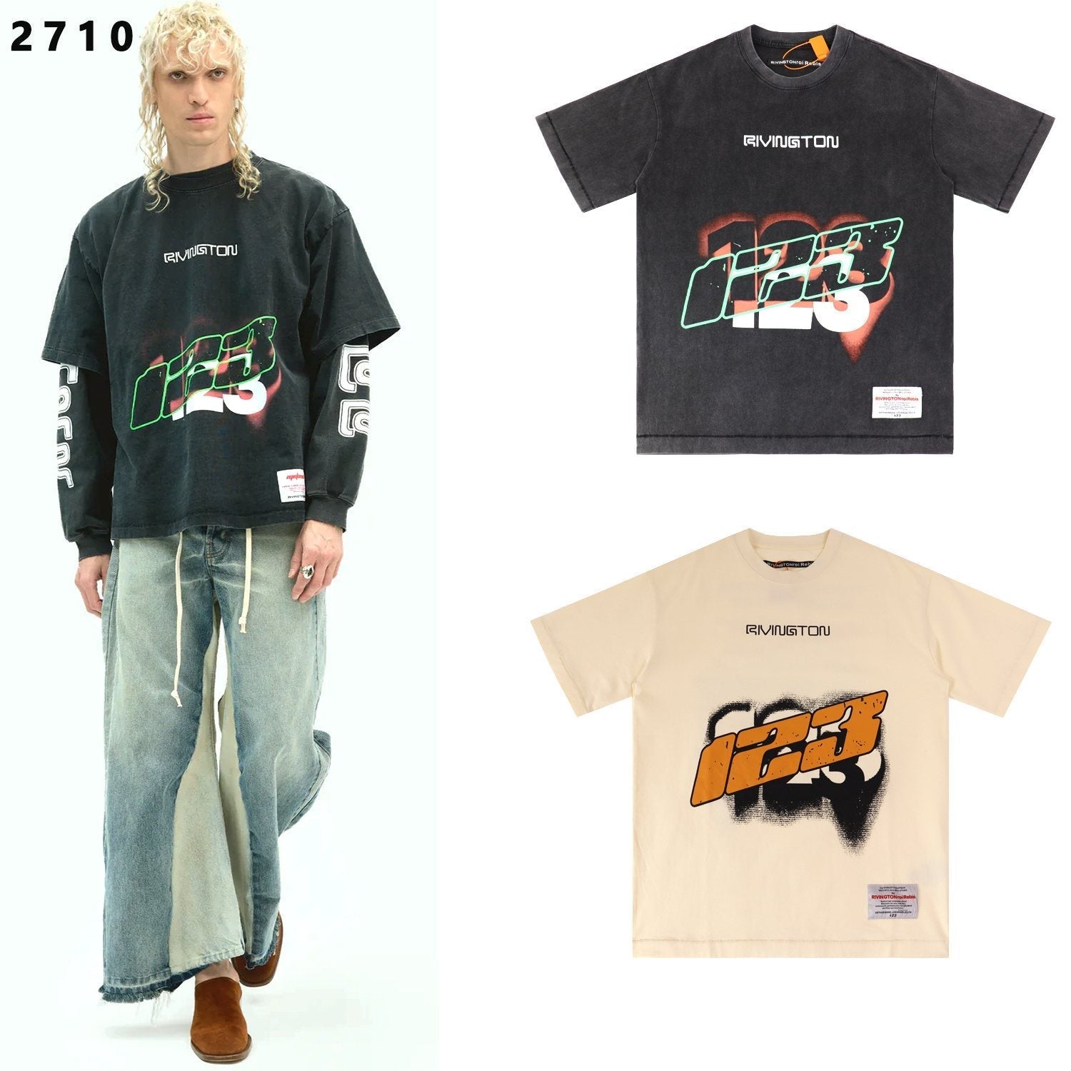 RRR123 CVA Back Graphic T-Shirt — context