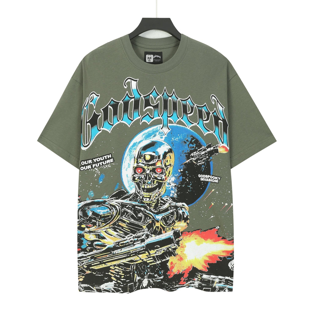Godspeed Robot Space Graphic T-Shirt — hero