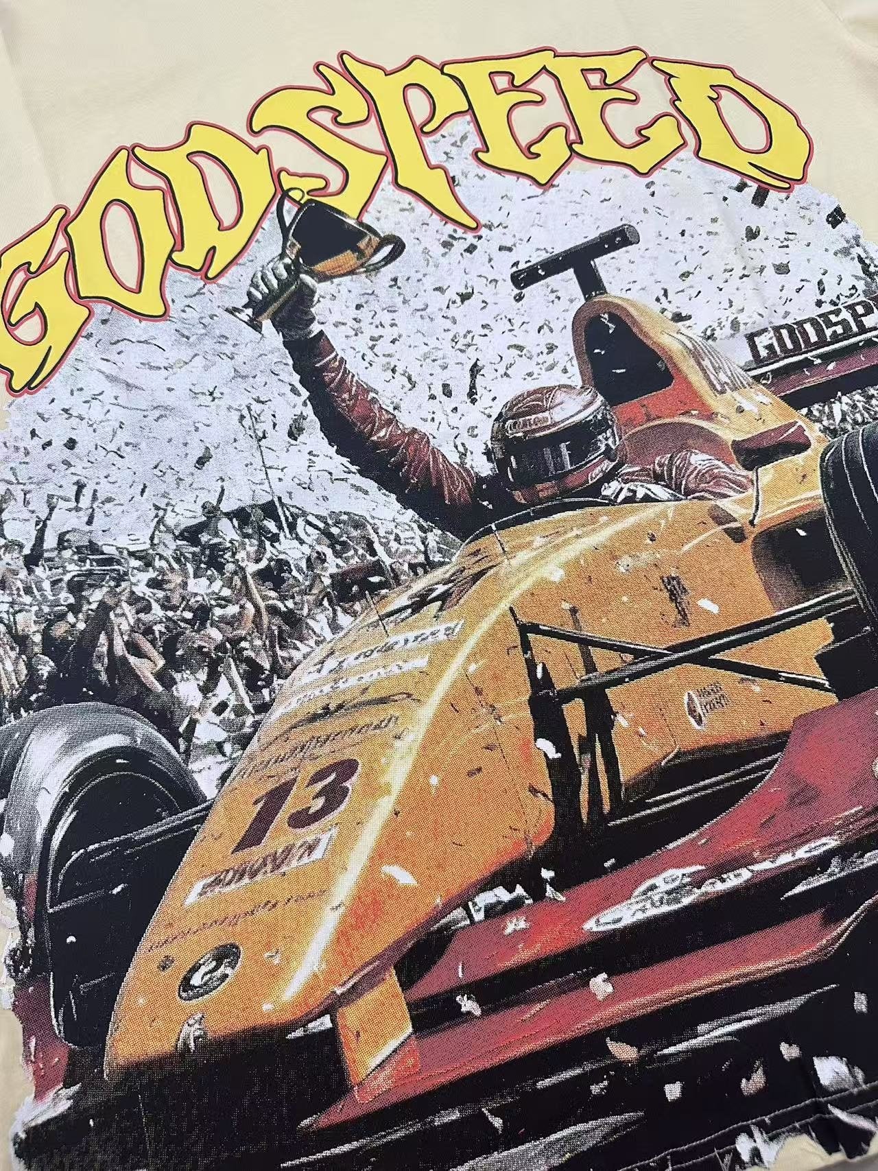 Godspeed Racing Graphic T-Shirt — detail
