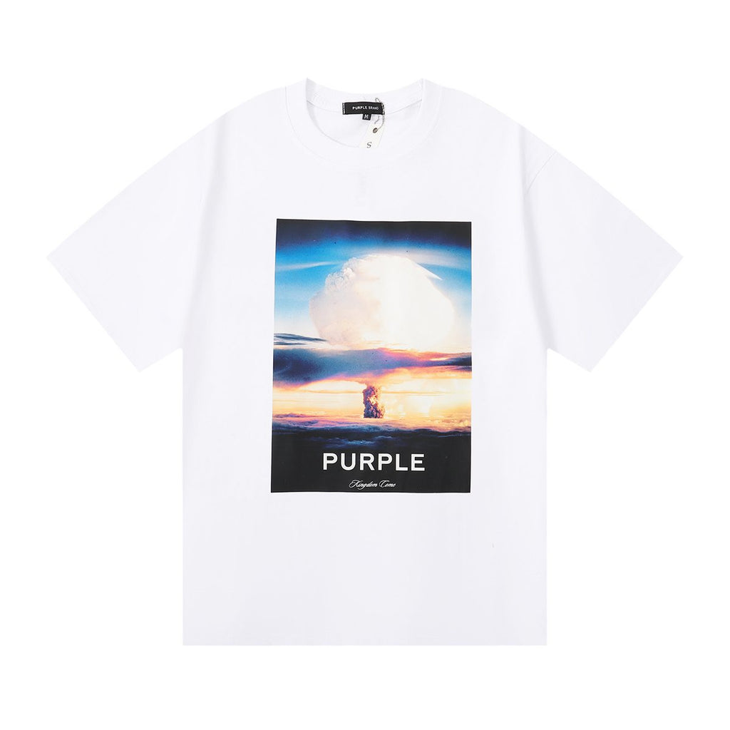 Purple Brand Mushroom Cloud Graphic T-Shirt — hero