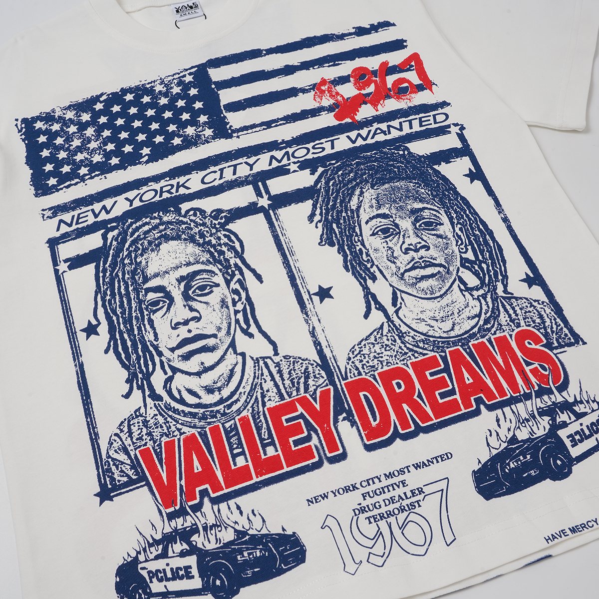 VALLEY NYC Most Wanted 1967 Graphic T-Shirt — front