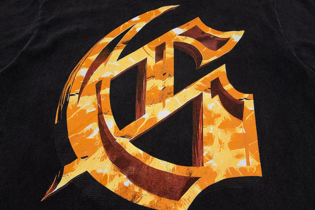 Godspeed Skull Graphic Washed T-Shirt — detail