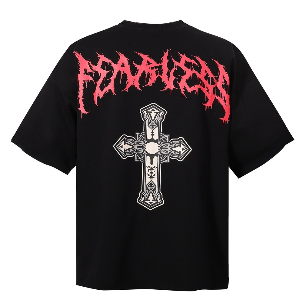 KLEEP 2004 Rhinestone Graphic Short-Sleeve T-Shirt — back