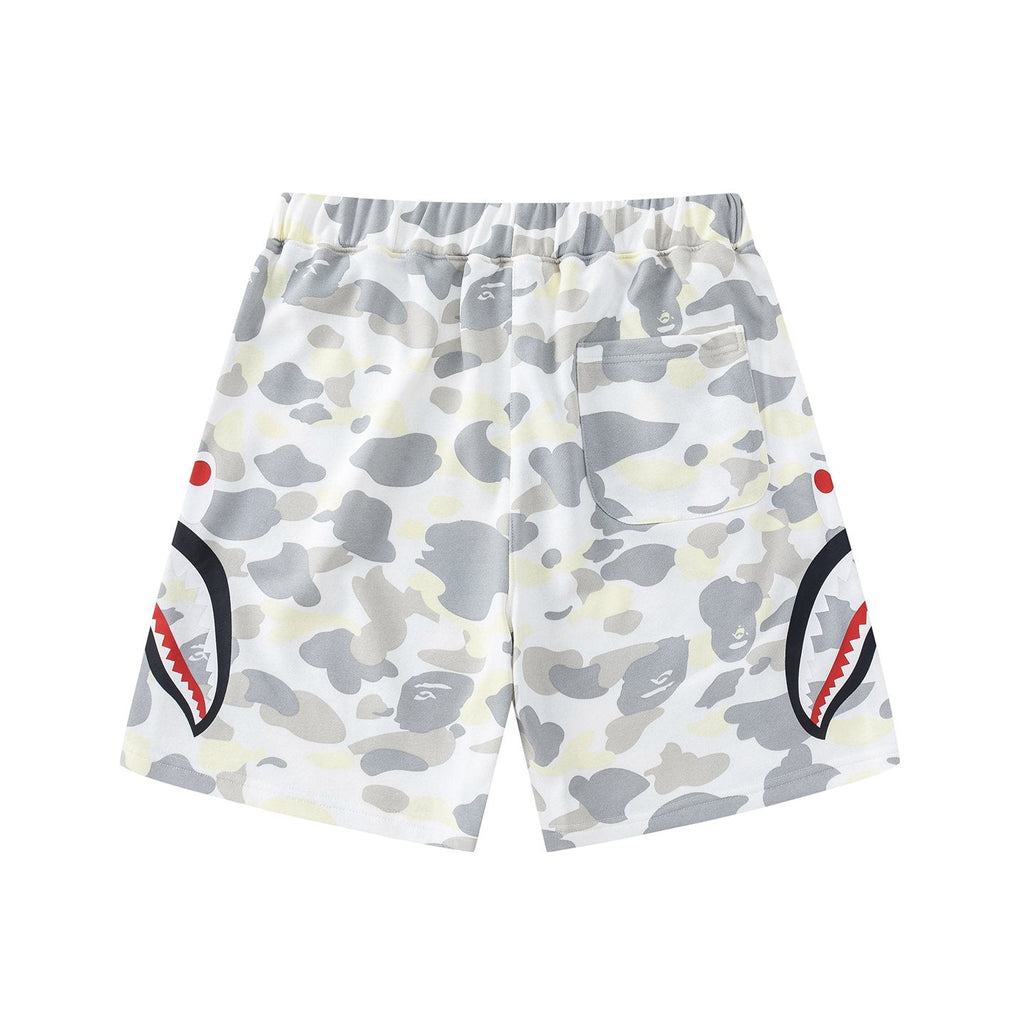BAPE Shark Mouth Camouflage Shorts — back
