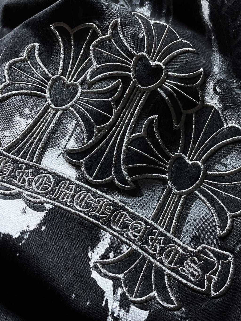 Chrome Hearts Floral Cross Graphic T-Shirt — detail
