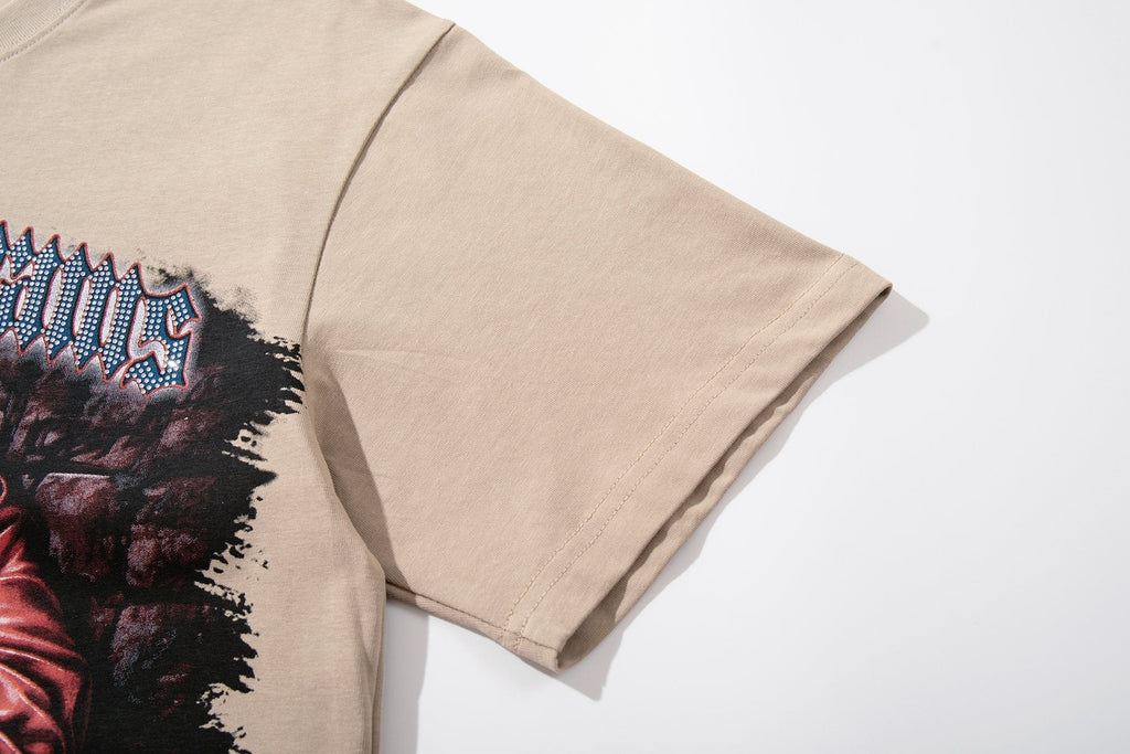 SUPPLY TEE Skeleton Graphic Short-Sleeve T-Shirt — detail